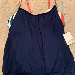 Carve Designs Tankini top and matching Tash Guard